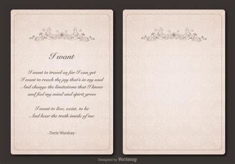 Border Design for Poem 131744 Vector Art at Vecteezy