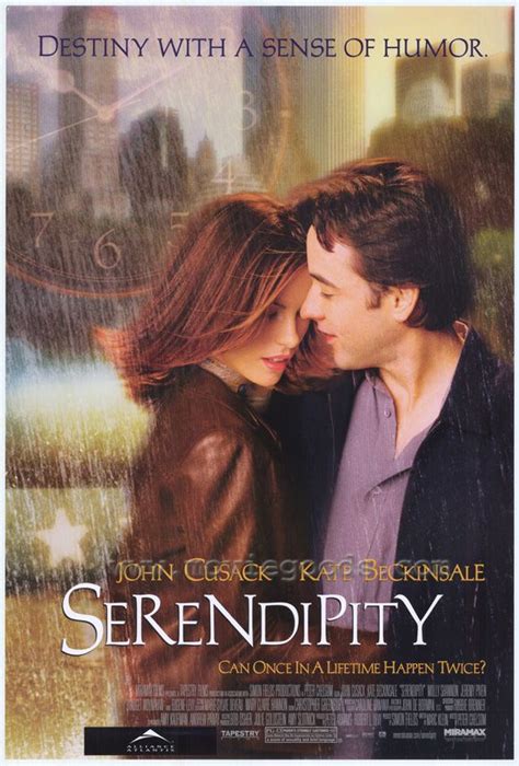 poster for "Serendipity" | Serendipity movie, Romantic movies, Romance movies