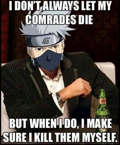 Naruto Memes - Kakashi memes p. 2 | Funny naruto memes, Kakashi memes ...