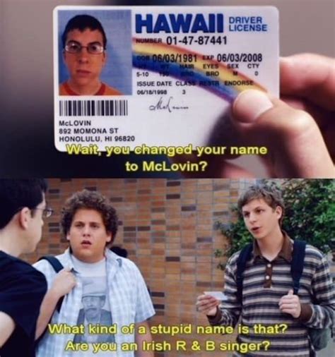 McLovin ID from Movie Superbad Fogels Fake Joke Expire 2020 | Etsy