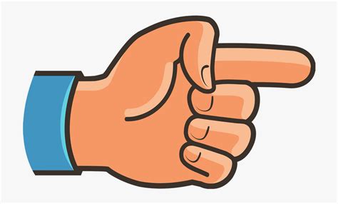 Index Finger Point Cartoon , Free Transparent Clipart - ClipartKey