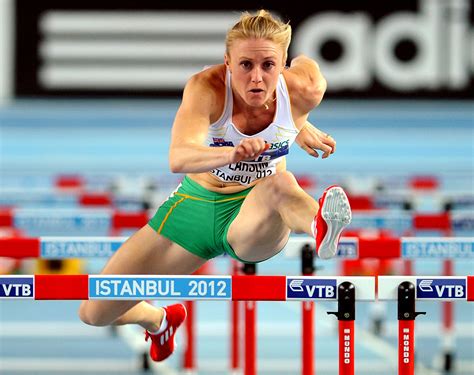 Australia’s Sally Pearson competes in heat 1 during the women’s 60m ...