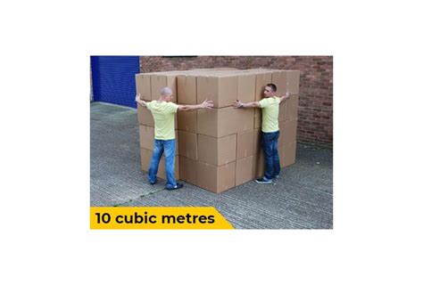 10 cubic meters visualisation for van removals