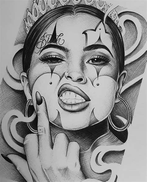 Pin by ⒼⒽⓄⓈⓉ 🅖🅔🅔🅩🅨 on ᴮʳᵃⁿᵈᵉᵈ | Chicano art tattoos, Chicano tattoos sleeve, Chicano drawings