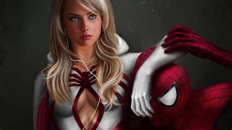 Gwen Stacy Spiderman Art Wallpaper,HD Superheroes Wallpapers,4k ...