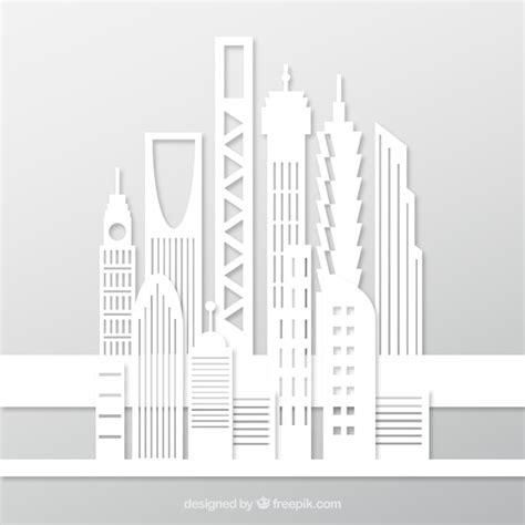 White buildings Vector | Free Download