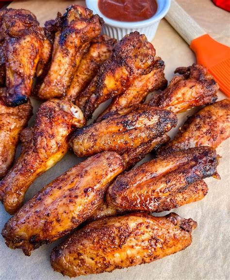 Traeger Smoked Chicken Wings + {VIDEO} | Smoked chicken wings, Cooking chicken wings, Marinated ...