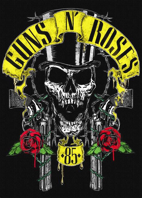 Guns N Roses Guns N Roses gloss poster 17 x 24 inches | Etsy