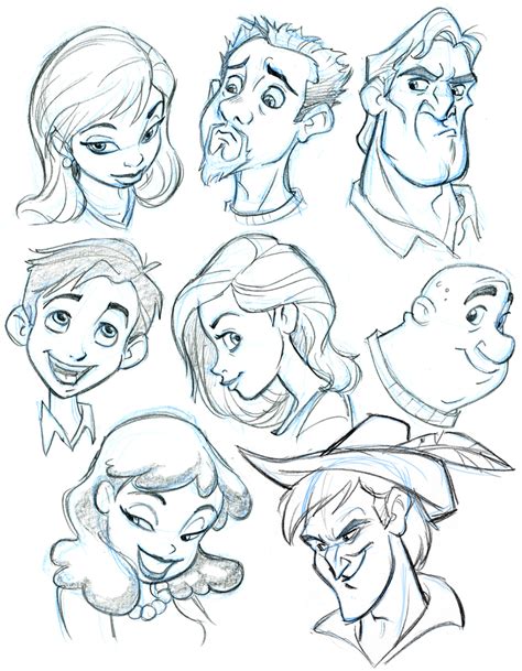 More Character heads by tombancroft on DeviantArt