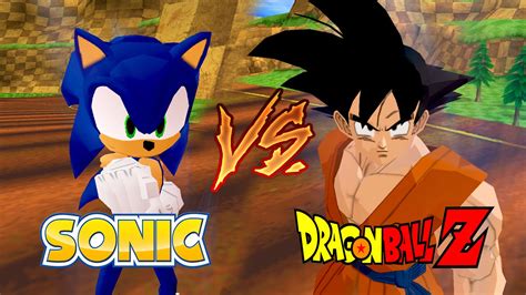 Sonic vs Goku | Sonic Meets Dragon Ball Z | DBZ Tenkaichi 3 (MOD) - YouTube