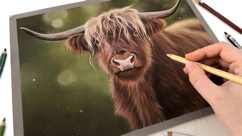 Highland Cow Drawing Tutorial - bmp-minkus