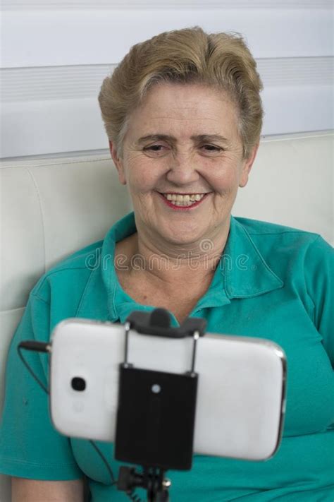 Happy Friends or Old Woman. Stock Image - Image of camera, girlfriend ...