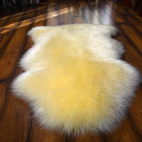 sheepskin rug-004 - wool-fabric