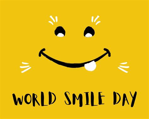 World Smile Day | World smile day, International smile, International day of happiness