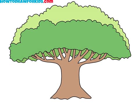 How To Draw A Big Tree