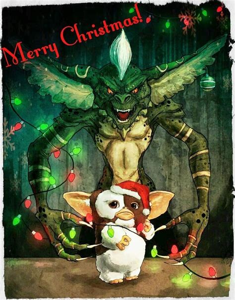 Pin by Carmen Villegas on Merry Christmas | Creepy christmas, Gremlins art, Gremlins