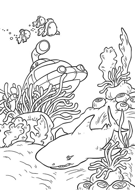 Underwater Coloring Pages For Adults at GetColorings.com | Free printable colorings pages to ...