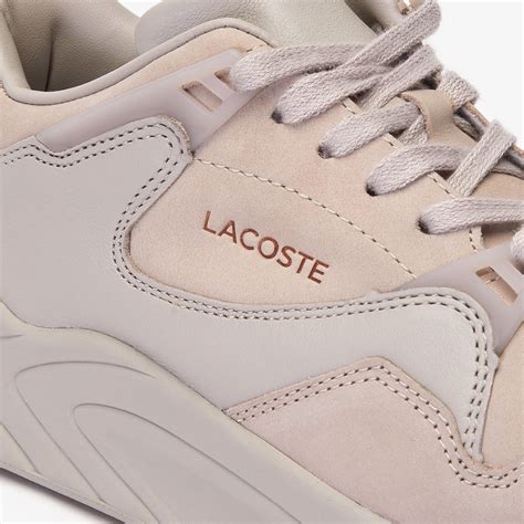 Women’s Court Slam Nubuck Leather Trainers | LACOSTE