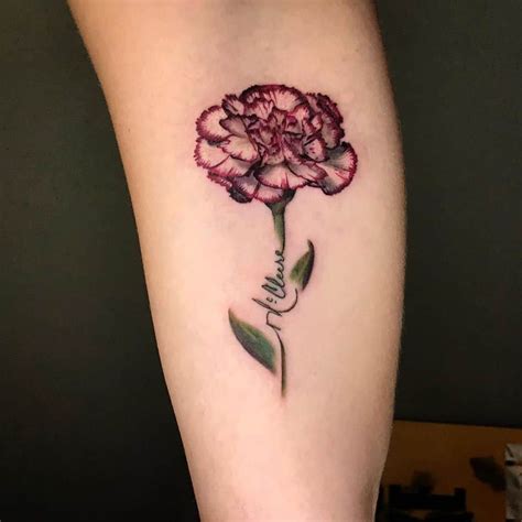 30 Awesome Carnation Tattoo Ideas