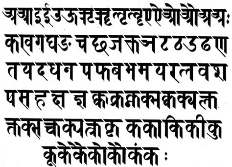 Devanagari Script And Lipi Chart Collection | Free & HD!