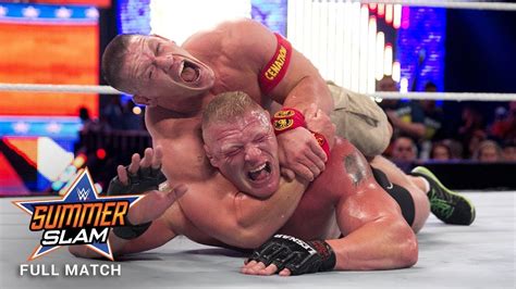 FULL MATCH - John Cena vs. Brock Lesnar: SummerSlam 2014 - YouTube ...