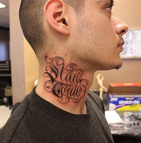 side neck tattoo lettering - howtotrainyourdragonbirthdayparty