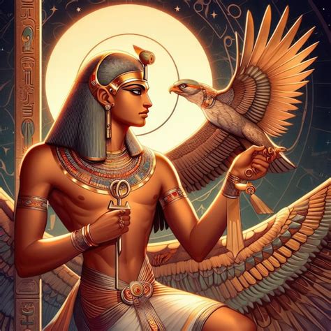 Premium Photo | Amon Ra Egyptian mythology illustration