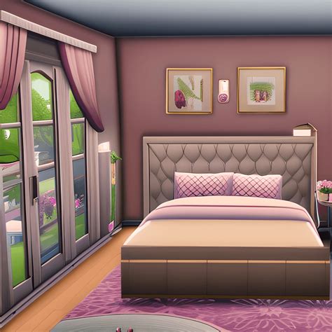 Sims 4 Modern Feminine Bedroom · Creative Fabrica