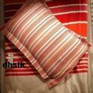 IKEA Ethel ORANGE RED Queen Full Duvet Cover and Pillowcases set Bold ...