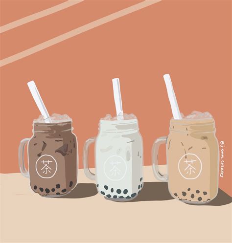 Bubble Tea Wallpaper