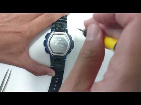 How To Change Battery In Casio Ms-80b