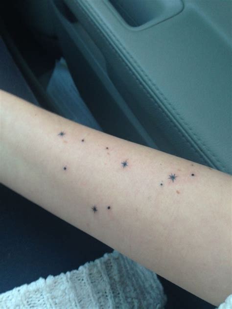 Capricornus constellation. the stars are drawn on top of preexisting freckles. I’m really ...