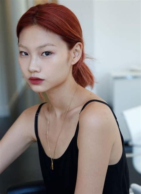 Hoyeon Jung | Asian red hair, Aesthetic hair, Hair beauty