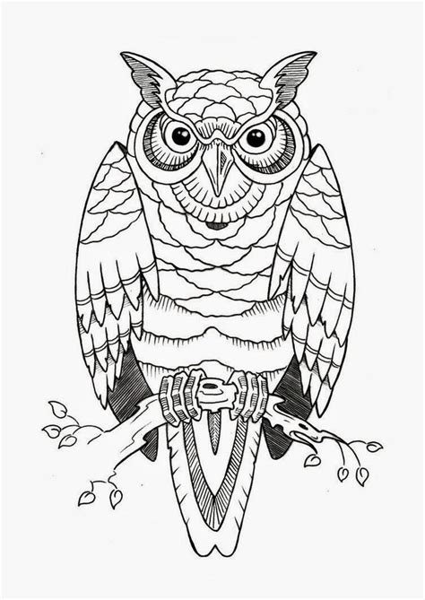 FREE Printable Tattoo Stencils: Owl tattoo stencils | Owl tattoo design, Owl coloring pages, Owl ...