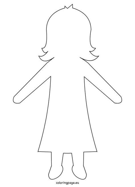 Woman Paper Doll Template