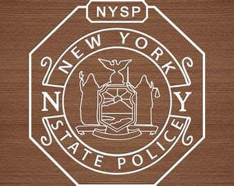 New York State Trooper Badge Decal Reflective or Matte Vinyl Decal ...