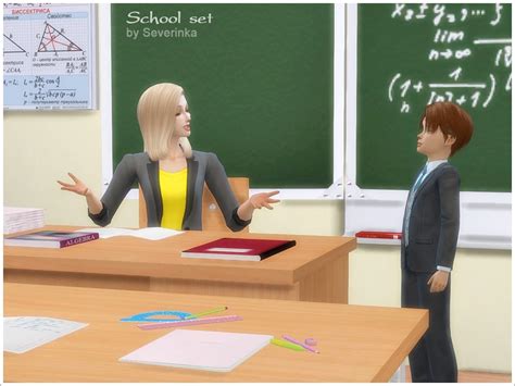 The Sims Resource - School set