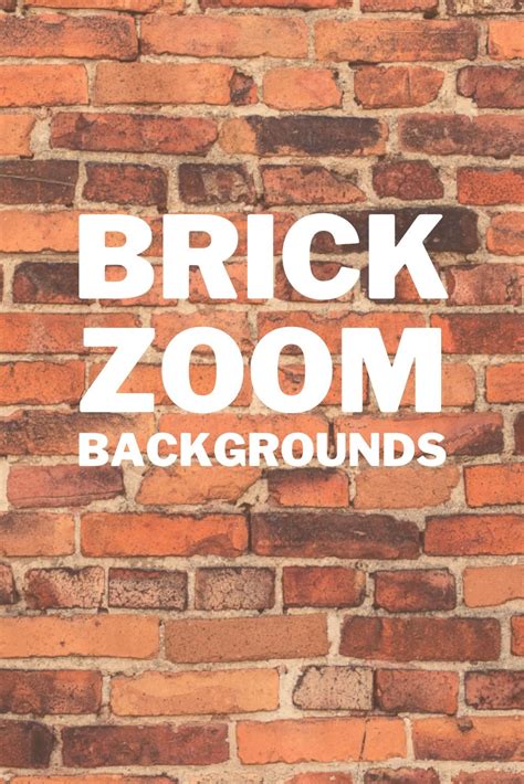 Zoom Background Download Brick Zoom Background Virtual | Etsy | Office ...