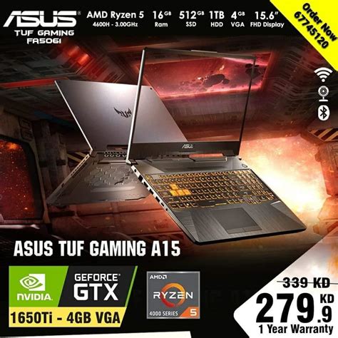 Asus TUF Gaming A15 Ryzen5 - Selling Spot Kuwait | By Royal Digital