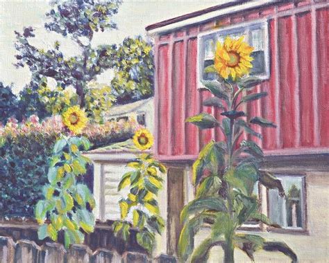 The House of Sunflowers Original Oil Painting on Canvas By | Etsy in 2021 | Original oil ...