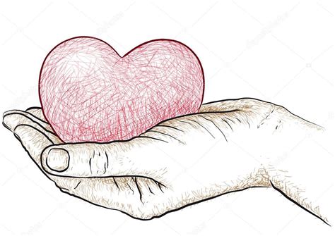 Hands Holding A Heart Drawing at GetDrawings | Free download