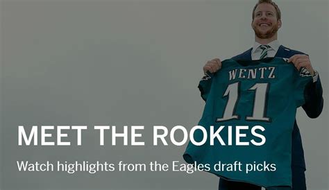 Meet the Eagles rookies: Highlights from Carson Wentz, draft picks - nj.com