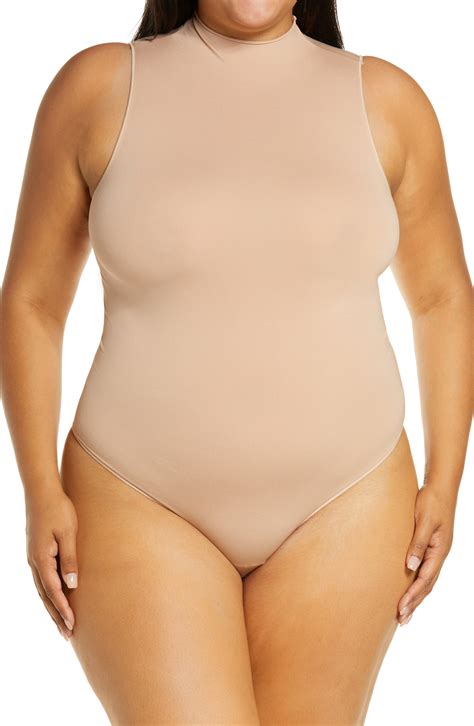 Plus Size Women's Skims Essential Crewneck Sleeveless Bodysuit - Editorialist