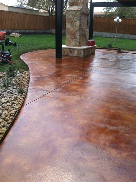 Stained Concrete Patio Ideas