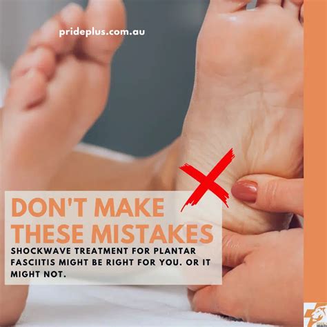 Shockwave Treatment For Plantar Fasciitis | Mistakes To Avoid