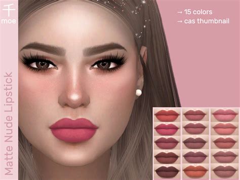 The Sims Resource - Matte Lipstick