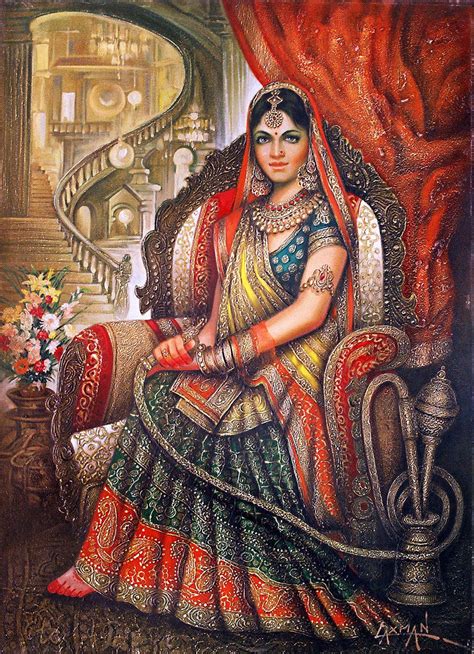 Indian paintings, Indian women painting, Indian art paintings