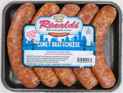 Rinaldi Coney Brat Sausages, 20 oz - Kroger