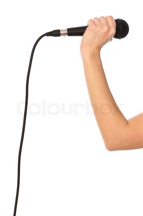 microphone for interview | Stock image | Colourbox