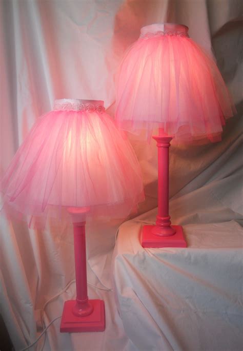 TUTU LAMPS for my nipote!! thrift store lamps cleaned up and spray ...